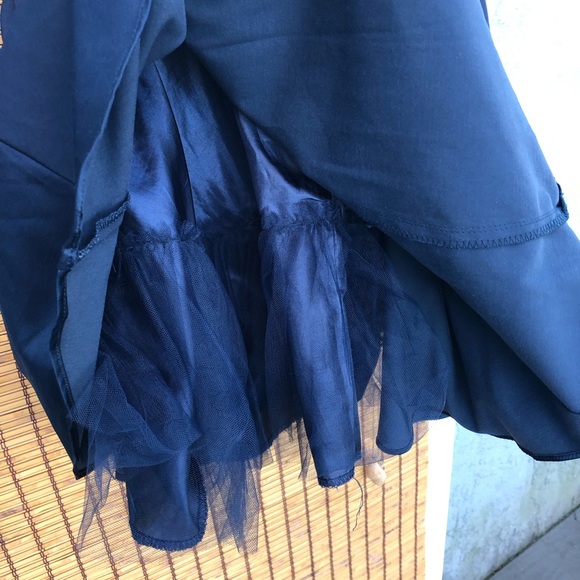 Satin Blue dress - Picture 5 of 5